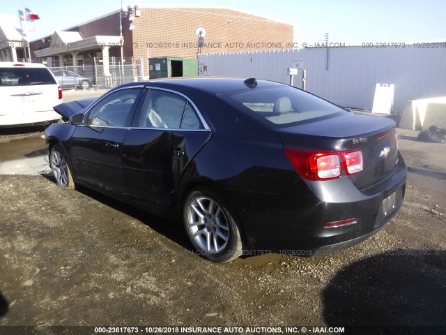 1G11C5SL9EF167812 - 2014 CHEVROLET MALIBU 1LT BLACK photo 3