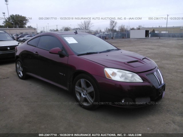 1G2ZM177984230939 - 2008 PONTIAC G6 GXP MAROON photo 1