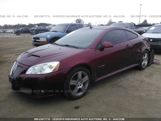 1G2ZM177984230939 - 2008 PONTIAC G6 GXP MAROON photo 2