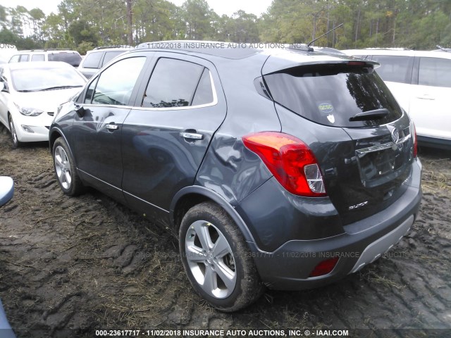 KL4CJBSB2GB665995 - 2016 BUICK ENCORE CONVENIENCE GRAY photo 3