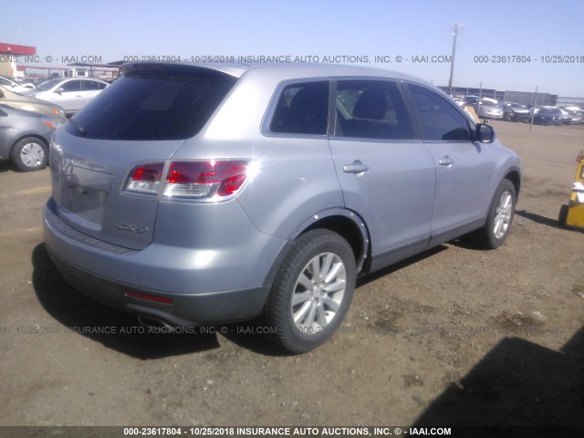 JM3TB28YX70116451 - 2007 MAZDA CX-9 SILVER photo 4