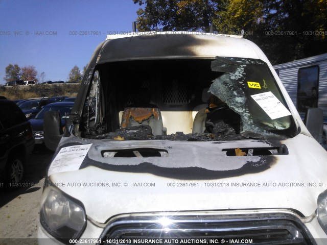 1FTNE2CM8FKA05929 - 2015 FORD TRANSIT T-150 WHITE photo 6