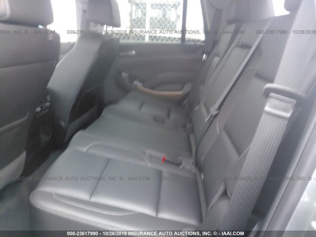 1GNSKCKC5JR297427 - 2018 CHEVROLET Tahoe K1500 PREMIER GRAY photo 8