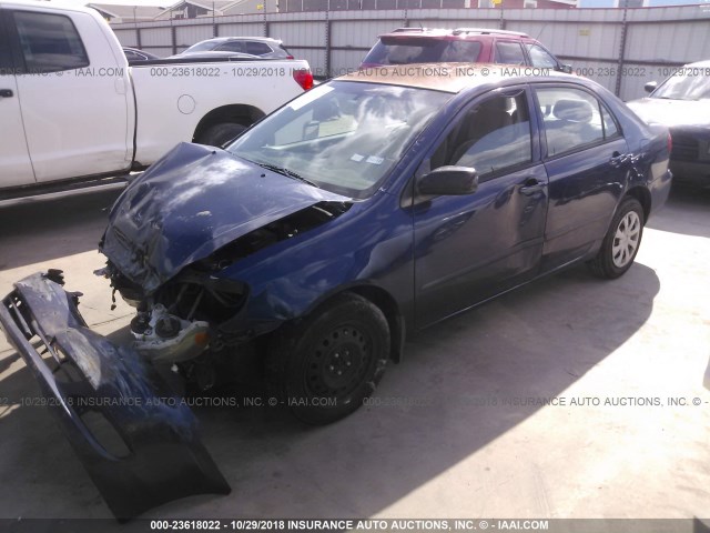 1NXBR32E76Z681473 - 2006 TOYOTA COROLLA CE/LE/S BLUE photo 2