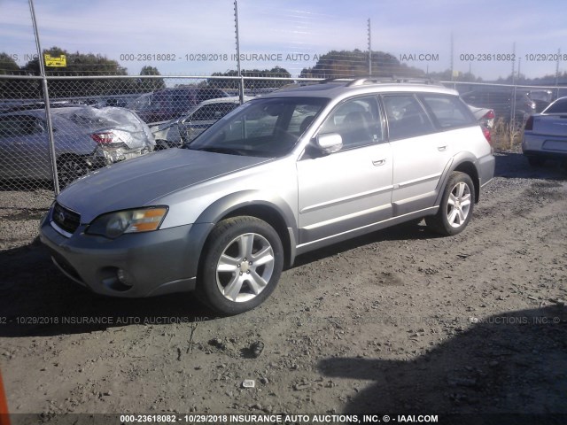 4S4BP67C554343812 - 2005 SUBARU LEGACY OUTBACK 2.5 XT LIMITED SILVER photo 2