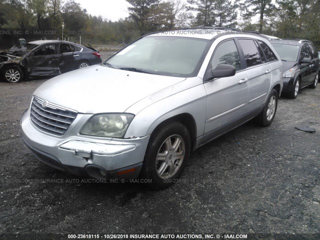 2C8GM68435R434762 - 2005 CHRYSLER PACIFICA TOURING SILVER photo 2