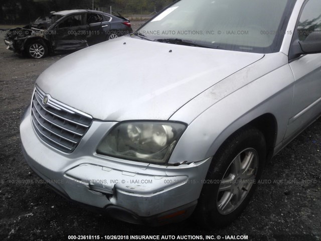 2C8GM68435R434762 - 2005 CHRYSLER PACIFICA TOURING SILVER photo 6