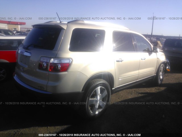 1GKKRREDXBJ413575 - 2011 GMC ACADIA SLT-1 TAN photo 4