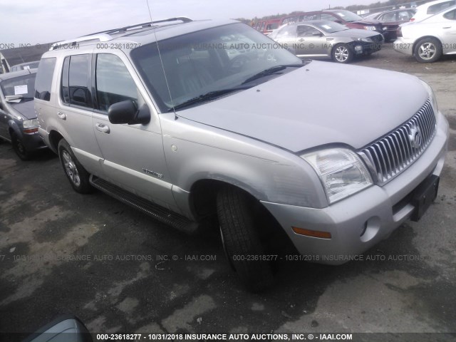 4M2ZU86W82ZJ34706 - 2002 MERCURY MOUNTAINEER  SILVER photo 1