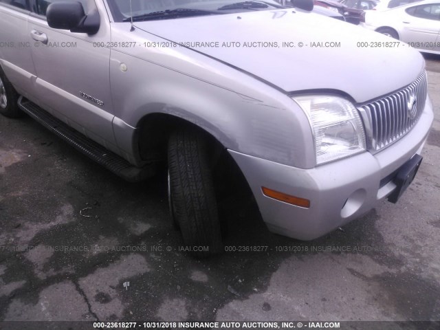 4M2ZU86W82ZJ34706 - 2002 MERCURY MOUNTAINEER  SILVER photo 6