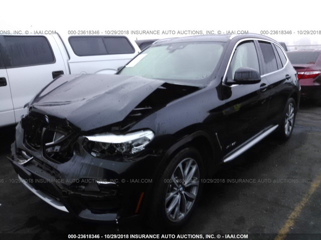 5UXTR9C54JLC81672 - 2018 BMW X3 XDRIVEM40I BLACK photo 2