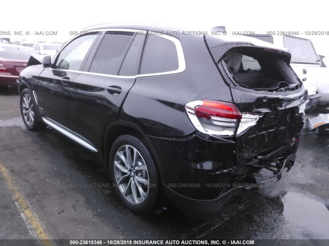 5UXTR9C54JLC81672 - 2018 BMW X3 XDRIVEM40I BLACK photo 3