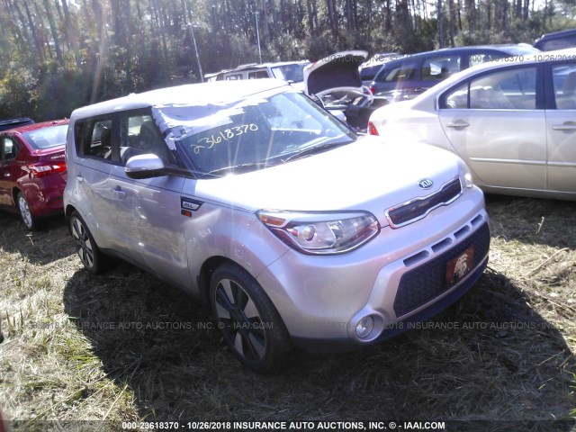 KNDJX3A56F7806100 - 2015 KIA SOUL ! SILVER photo 1