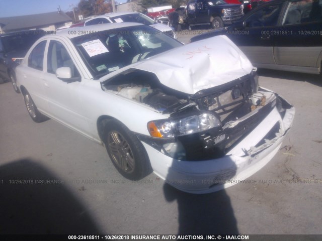 YV1RS592072636641 - 2007 VOLVO S60 2.5T WHITE photo 1