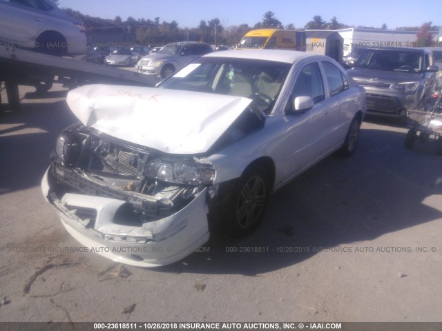 YV1RS592072636641 - 2007 VOLVO S60 2.5T WHITE photo 2