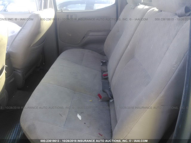 5TEGN92N12Z132863 - 2002 TOYOTA TACOMA DOUBLE CAB PRERUNNER GREEN photo 8
