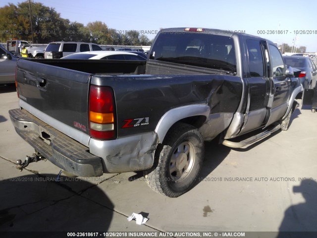 1GTEK19T2YE336587 - 2000 GMC NEW SIERRA K1500 GRAY photo 4