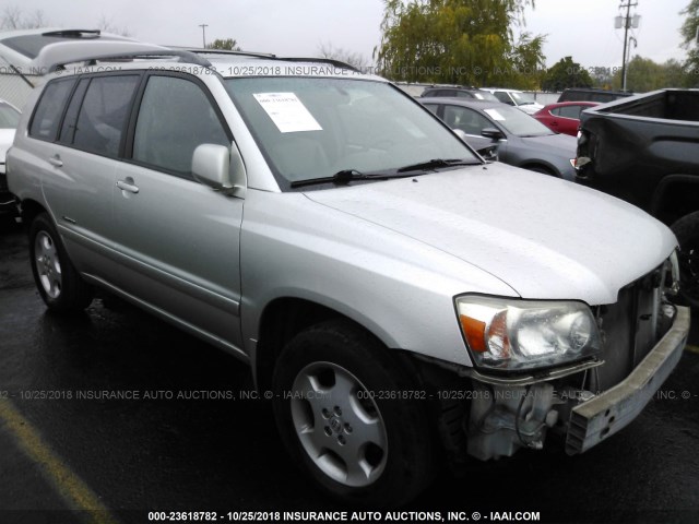 JTEEP21A860173385 - 2006 TOYOTA HIGHLANDER LIMITED SILVER photo 1