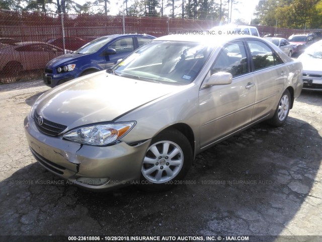 4T1BE32K34U380973 - 2004 TOYOTA CAMRY LE/XLE/SE BEIGE photo 2