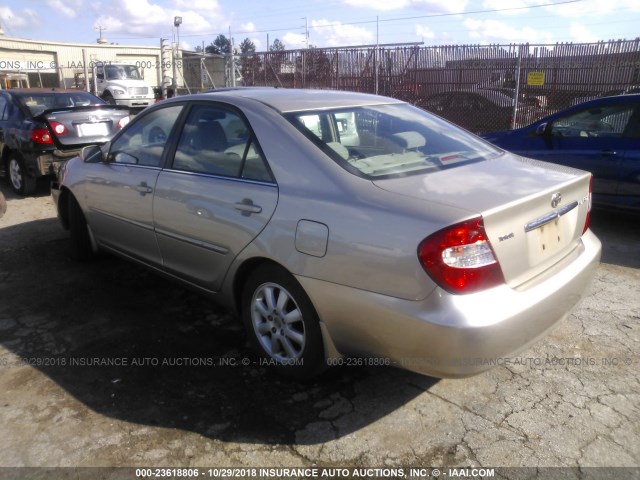 4T1BE32K34U380973 - 2004 TOYOTA CAMRY LE/XLE/SE BEIGE photo 3