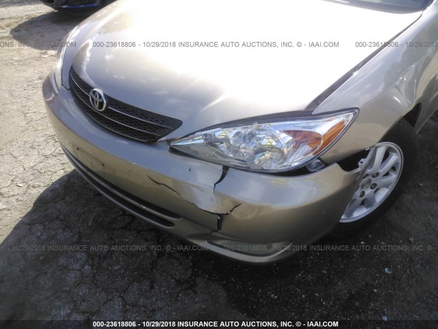 4T1BE32K34U380973 - 2004 TOYOTA CAMRY LE/XLE/SE BEIGE photo 6