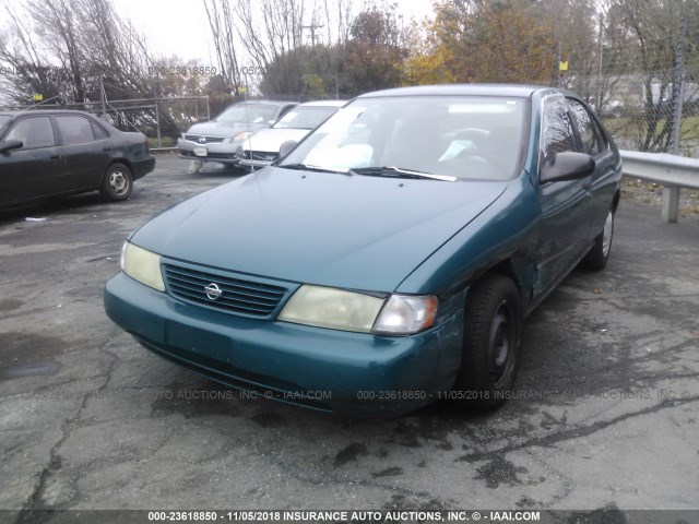 1N4AB41D9VC707536 - 1997 NISSAN SENTRA XE/GXE/GLE/BASE GREEN photo 2