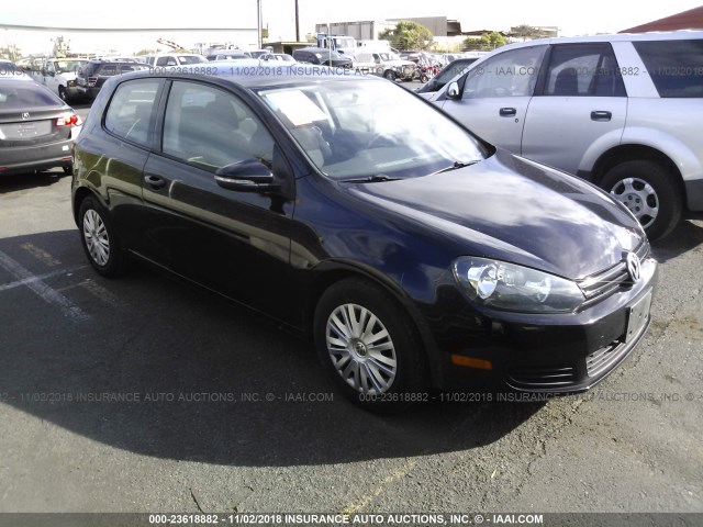 WVWAB7AJ9CW228918 - 2012 VOLKSWAGEN GOLF 黑色 照片 1