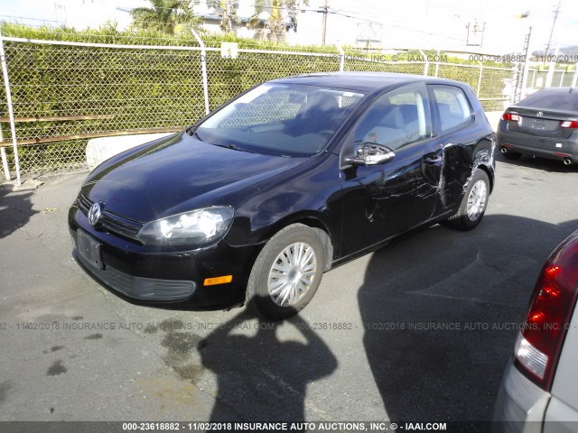WVWAB7AJ9CW228918 - 2012 VOLKSWAGEN GOLF 黑色 照片 2