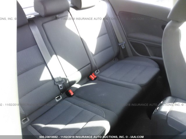 WVWAB7AJ9CW228918 - 2012 VOLKSWAGEN GOLF 黑色 照片 8