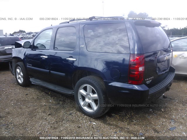 1GNFK13078R155312 - 2008 CHEVROLET TAHOE K1500 Dark Blue photo 3