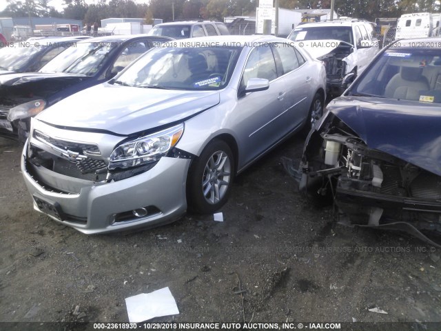 1G11F5SR3DF155763 - 2013 CHEVROLET MALIBU 2LT SILVER photo 2