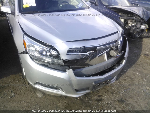 1G11F5SR3DF155763 - 2013 CHEVROLET MALIBU 2LT SILVER photo 6