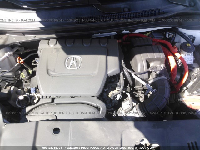 19VDE3F31DE301954 - 2013 ACURA ILX HYBRID WHITE photo 10