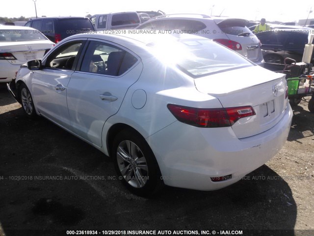 19VDE3F31DE301954 - 2013 ACURA ILX HYBRID WHITE photo 3