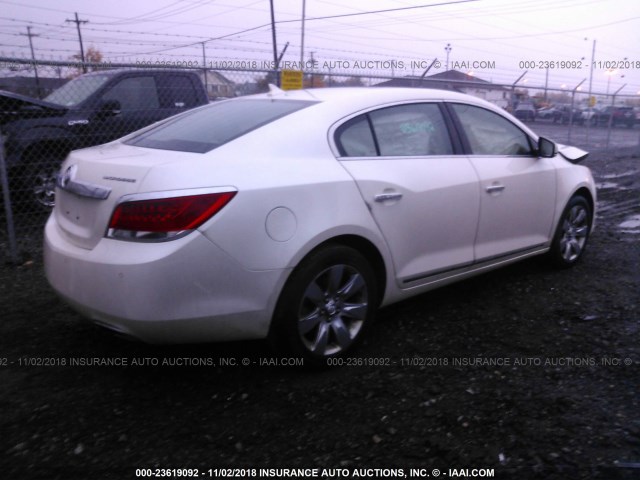 1G4GD5E34CF218605 - 2012 BUICK LACROSSE PREMIUM WHITE photo 4