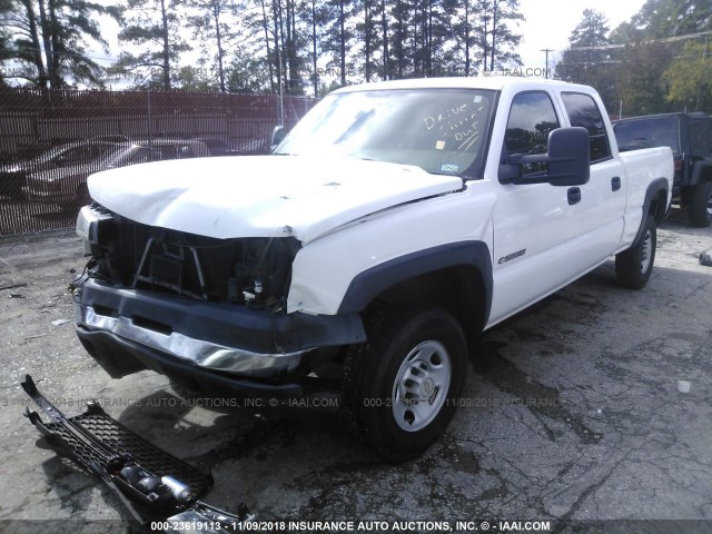 1GCHC23U47F146137 - 2007 CHEVROLET SILVERADO C2500 HEAVY DUTY WHITE photo 2