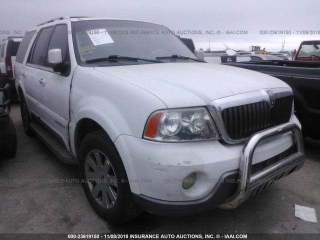 5LMFU27R14LJ20854 - 2004 LINCOLN NAVIGATOR Biały zdjęcie 1