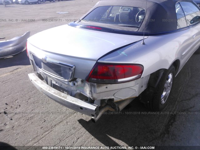 1C3EL45XX4N388331 - 2004 CHRYSLER SEBRING LX SILVER photo 6