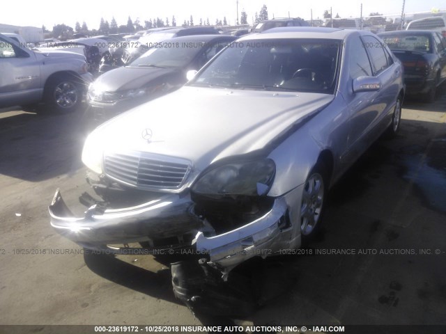 WDBNG70J9YA129135 - 2000 MERCEDES-BENZ S 430 SILVER photo 2