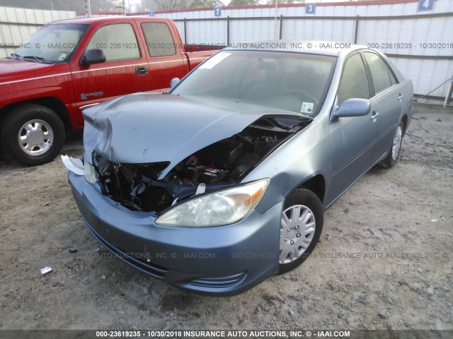 4T1BE32K73U169385 - 2003 TOYOTA CAMRY LE/XLE/SE TEAL photo 2