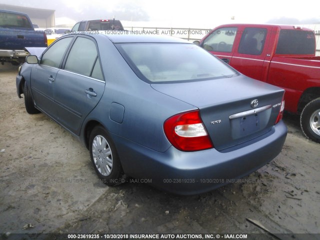 4T1BE32K73U169385 - 2003 TOYOTA CAMRY LE/XLE/SE TEAL photo 3