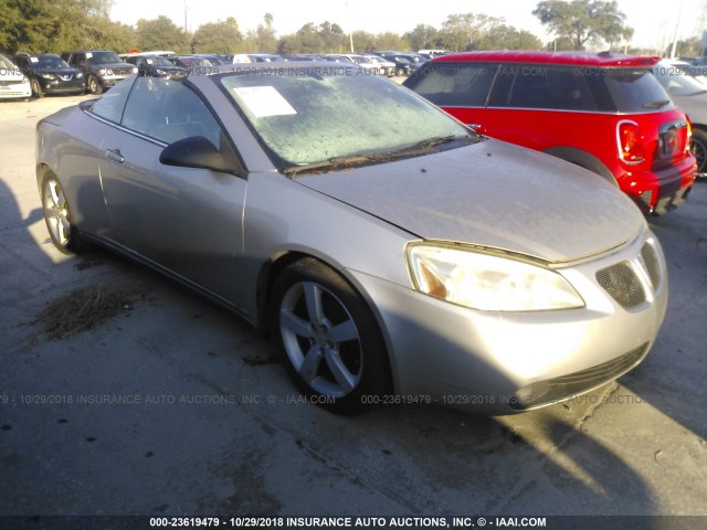 1G2ZH35N774148532 - 2007 PONTIAC G6 GT SILVER photo 1