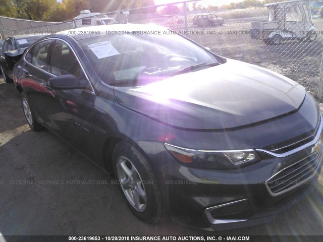 1G1ZB5ST8JF109531 - 2018 CHEVROLET MALIBU LS GRAY photo 1