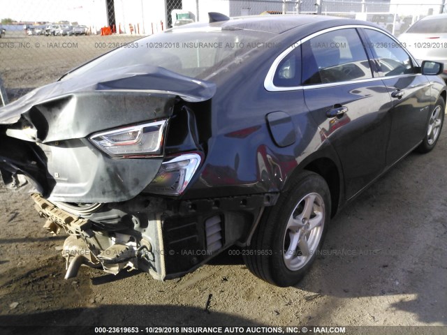 1G1ZB5ST8JF109531 - 2018 CHEVROLET MALIBU LS GRAY photo 4