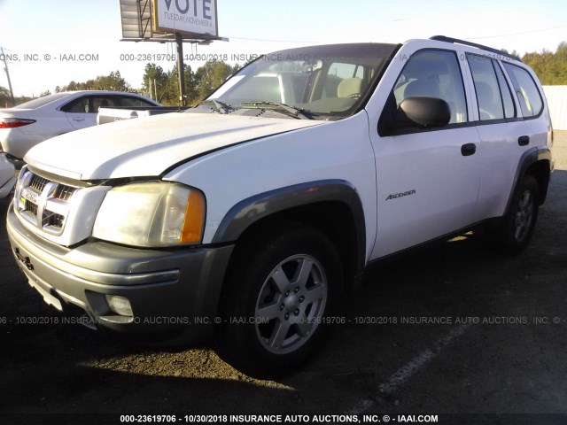 4NUDT13S652703047 - 2005 ISUZU ASCENDER S/LS/LIMITED WHITE photo 2