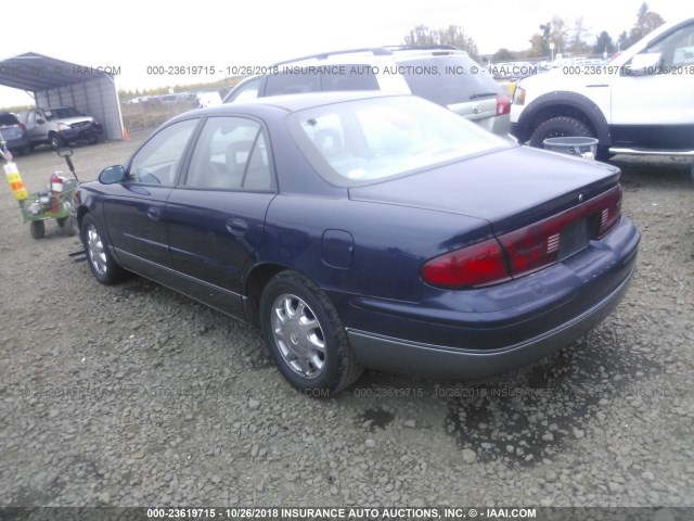 2G4WF521031176157 - 2003 BUICK REGAL GS BLUE photo 3