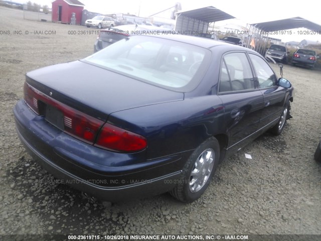 2G4WF521031176157 - 2003 BUICK REGAL GS BLUE photo 4