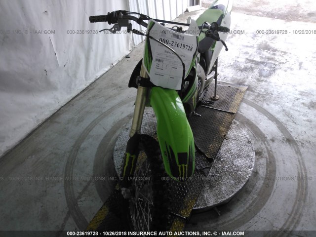 JKAKXGEC5BA018159 - 2011 KAWASAKI KX450 E GREEN photo 5