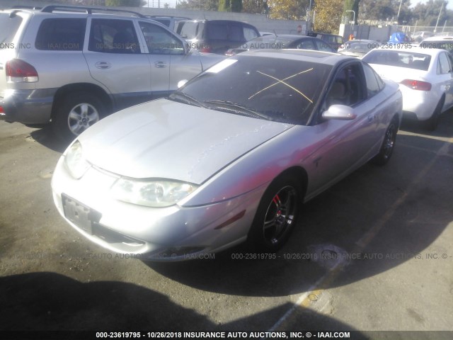 1G8ZY14722Z171368 - 2002 SATURN SC2 SILVER photo 2