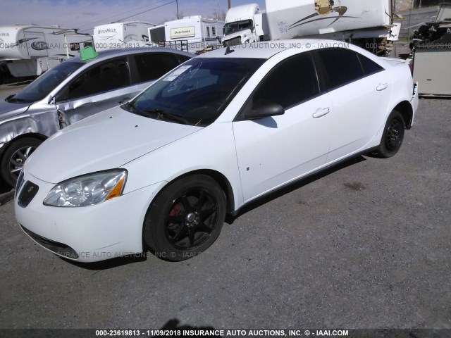 1G2ZH57N594161548 - 2009 PONTIAC G6 GT WHITE photo 2